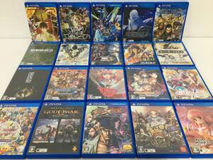 ★☆ソ783 PSVITA ケース・冊子のみ ダブり無し 20本 まとめ売り スカルガールズ 2ndアンコール ストリートファイター×鉄拳 非売品 他☆★