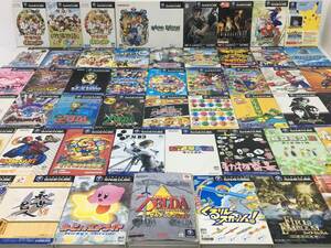 ★☆ソ735 GC ゲームキューブ ソフト 全て スリーブ・説明書付き ダブり無し 50本 まとめ売り ゼルダコレクション カービィのエアライド 他