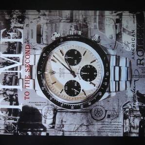 A4 額付き ポスター ロレックスアート 時計 TIME レース PORSCHE クロノグラフ インテリア