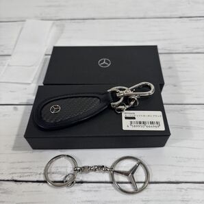 メルセデスベンツ Mercedes-Benz キーホルダー 本革 ブラック 新品未使用品 送料込み