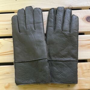 新品★ ムートングローブ 毛皮 革手袋 本革 メンズ 暖かい
