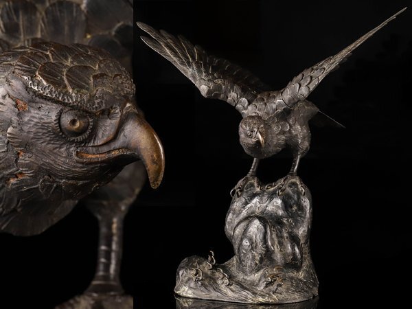 2025年最新】Yahoo!オークション -鷹 置物(銅製)の中古品・新品