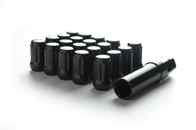 24 шт. комплект M14 полный замковая гайка M14xP1.5 40 Alphard Land Cruiser LX черный чёрный высокая интенсивность steel глубокий паз сплайн безопасность совершенно ..F1