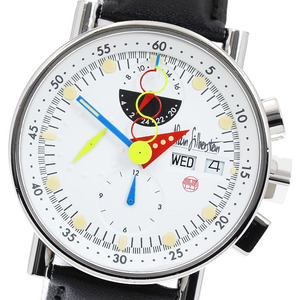 アラン・シルベスタイン Alain Silberstein LOW5100 クロノバウハウス デイデイト AM/PM 自動巻き メンズ _918412