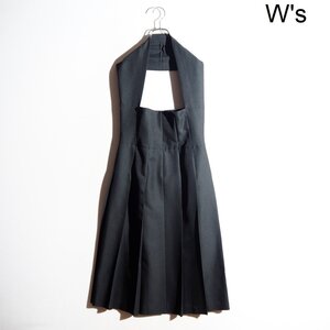 P8604z ▼COMME des GARCONS コムコム コムデギャルソン▼ 24AW エステルツイル ワンショルダー プリーツスカート ブラック S rb mks