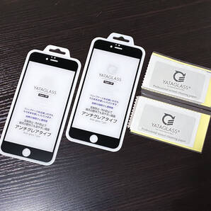 94%off iPhone6sPlus/6Plus用 S2D(黒) アンチグレア2枚 ガラスのみ 最高品質3D保護ガラス YATAGLASS 新品