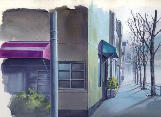 愛してナイト　セル画　背景画付　06 愛してナイト セル画 背景画付き 06 愛してナイト セル画 背景画