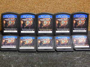 【P上A0000】PS Vitaソフト 起動未確認 ソフトのみ マインクラフト×10本