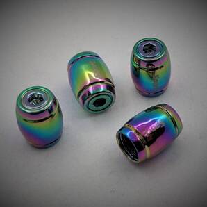 タル型 エアバルブキャップ 4個 ネオクローム マツダ ロードスター RX-7 RX-8 マツダ3 CX-30 CX-3 CX-5 CX-8 アクセラ アテンザ デミオ