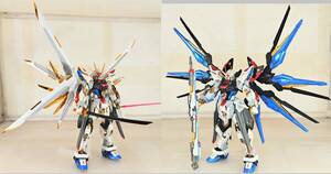 MGEX ストライクフリーダムガンダム マイティストライクフリーダム 選択式 塗装 完成品 検( ガンダムSEED プラモデル ガンプラ 1/100 MG