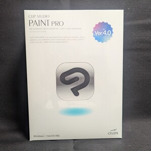 ■CLIP STUDIO PAINT (クリップスタジオペイント) PRO ver.4.0 無期限版パッケージ(win/mac) 新品未開封■