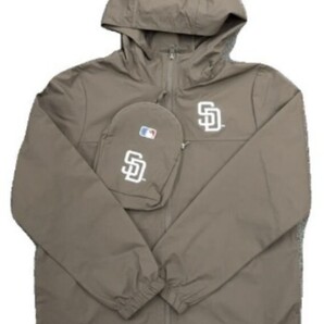 即決 MLB サンディエゴ・パドレス レディース ナイロンジャケット【L】新品タグ付き ウインドブレーカー ダルビッシュ有 松井裕樹