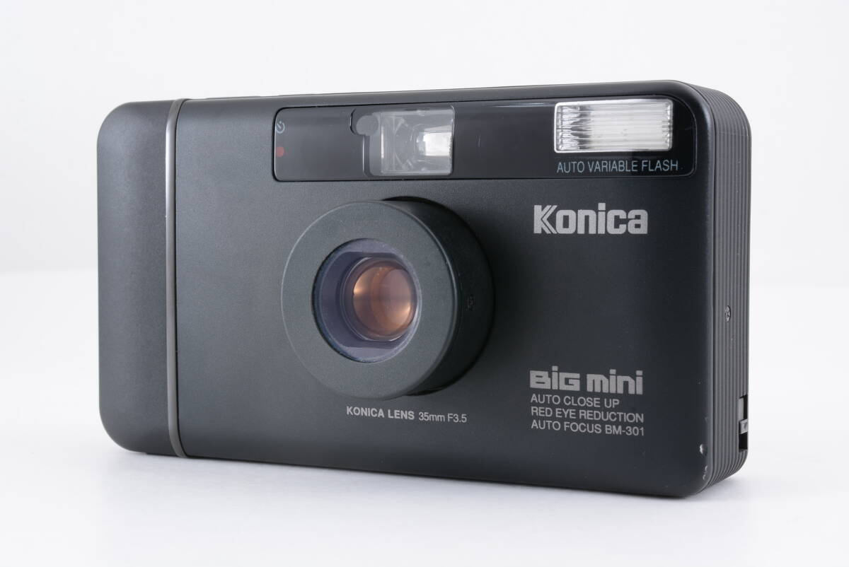 KONICA コニカ BIG mini BM-301 コンパクト フィルムカメラ Konica Big Mini BM-301 の使い方 | Totte Me Camera