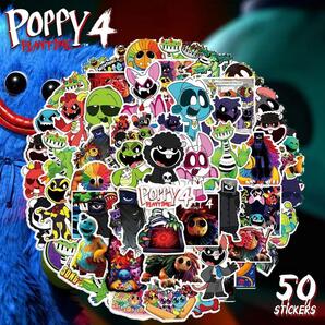 ポピープレイタイム チャプター4 ステッカー 50枚セット PVC 防水 シール 大量 Poppy Playtime スマイリングクリッターズ ホラー ゲーム