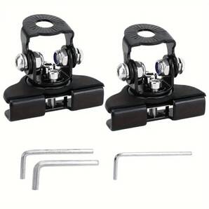 LEDライトバー 取付金具 ワークライト フォグランプ 作業灯 取付金具 ブラケット マウントホルダー クランプホルダー ブラック 2個セット