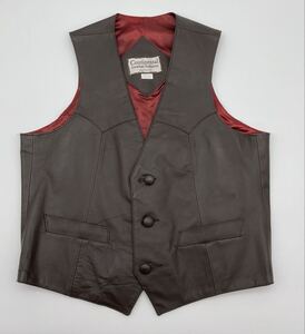 Continental Leather Fashions Leather Fashions Кожаная жилетка Кожаная жилетка Куртка Riders Jack Brown Коричневый Размер 40