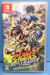 【1円出品・早期終了あり】【中古美品】【送料込】switch マリオストライカーズ バトルリーグ