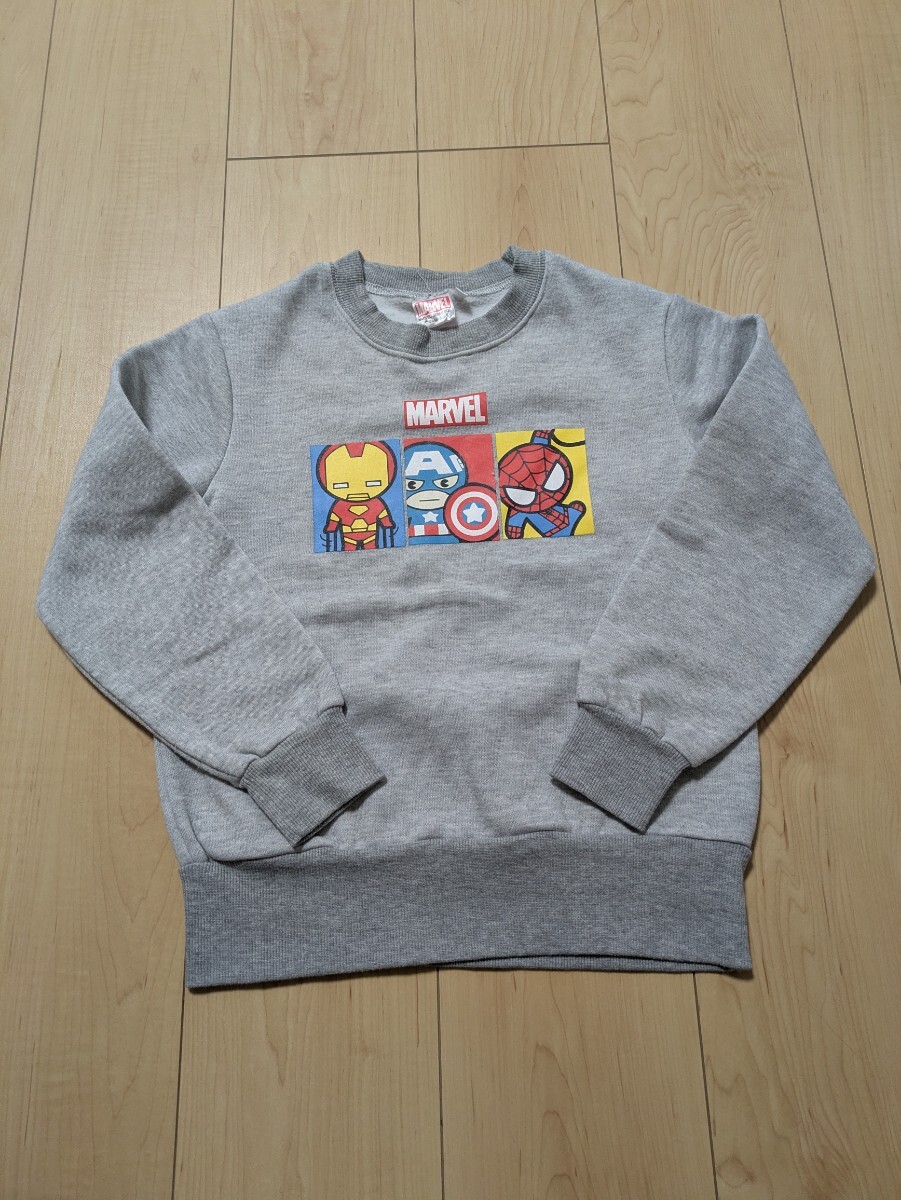 MARVELマーベル　130cm　裏起毛トレーナー
