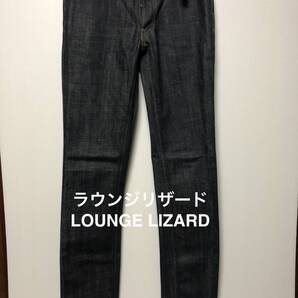 【比較的美品】LOUNGE LIZARD ラウンジリザード 濃紺インディゴデニム 綿100% 日本製