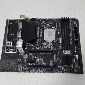MSI Z390M-S01 IOパネル付属 LGA1151 MicroATXマザーボード 第8・9世代CPU対応 Bios 動作確認済 PCパーツ