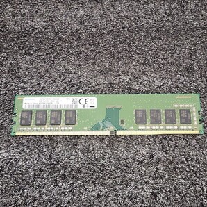 SAMSUNG DDR4-2666MHz 8GB (8GB×1枚キット) M378A1K43CB2-CTD 動作確認済み デスクトップ用 PCメモリ