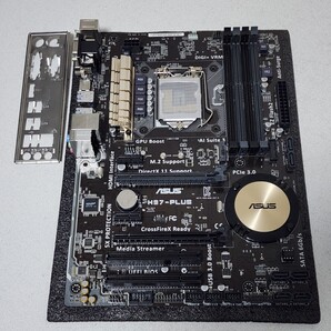 ASUS H97-PLUS IOパネル付属 LGA1150 ATXマザーボード 第4・5世代CPU対応 最新Bios 動作確認済 PCパーツ