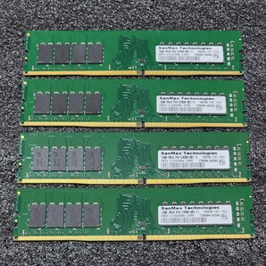 SanMax DDR4-2400MHz 64GB (16GB×4枚キット) SMD4-U16G48MA-24RR 動作確認済み デスクトップ用 PCメモリ