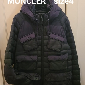 モンクレール MONCLER JACOB ヤコブ ダウンジャケット size4 XL 2XL ネイビー 濃紺 匿名配送 送料込み