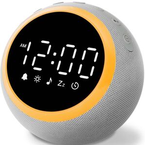 ホワイトノイズマシン 赤ちゃん 25種類の癒し音 目覚まし時計 大音量 置き時計 デジタル時計 ナイトライト アラーム