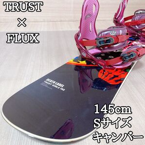 TRUST GIRLS DEATH LABEL FLUX スノーボード S