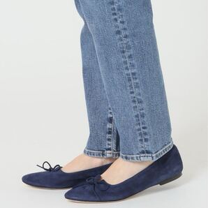 IENA イエナ 【STATUS/ステイタス】スリットフラットシューズ ladies レディース パンプス 本革 パーティー 結婚式 二次会 披露宴