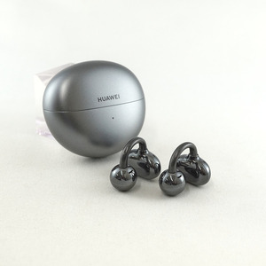 HUAWEI FreeClip 完全ワイヤレスイヤホン USED美品 オープン型 IP54 防塵 防滴 マイク イヤーカフ ファーウェイ T0017C 完動品 V2026
