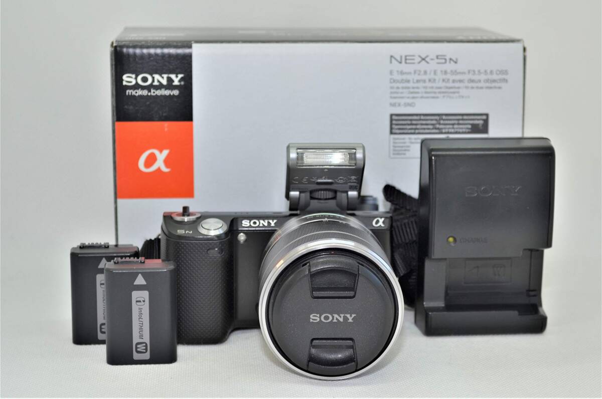 �y���Áz�\�j�[ SONY �f�W�^�����J���� �� NEX-5N �Y�[�������Y�L�b�g �u���b�N NEX-5NK/B