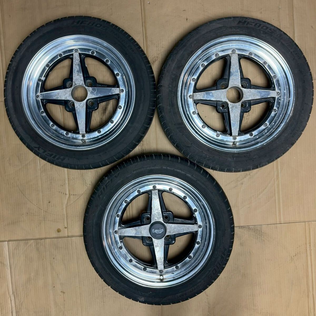 TOM'S15インチ 4穴6.5Jピッチ100ホイール２本セット MONZA JAPAN ホイール4本セット ジャパン三陽 ZACK ザック JP