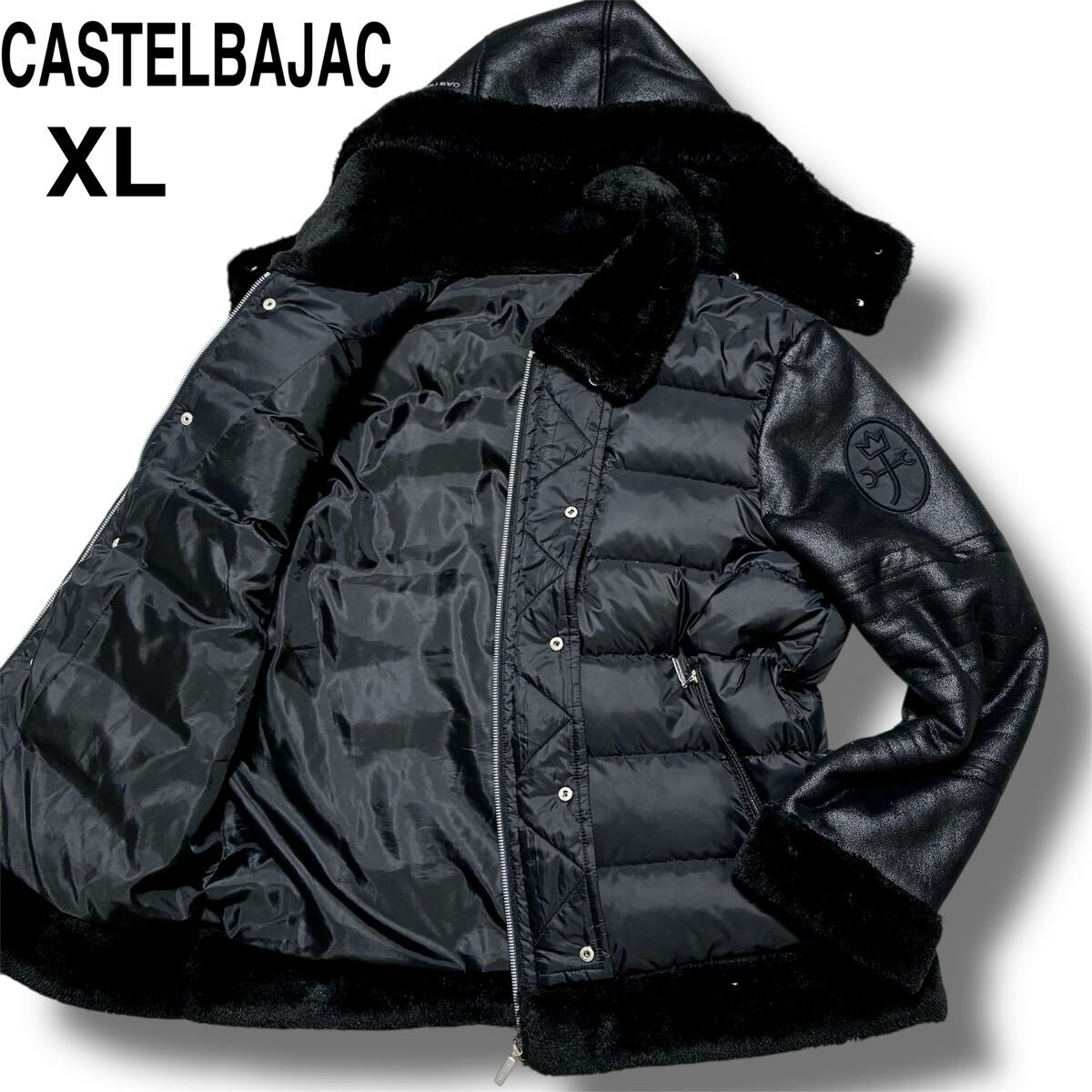新品　カステルバジャック　ブルゾン　ジャケット　KAMONロゴ　ブラック　M 2025年最新】Yahoo!オークション -カステルバジャック ブルゾン