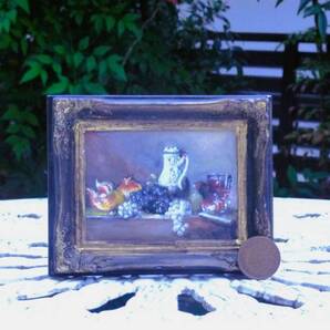 東澤雅晴のミニチュア絵画 静物画 模写一点モノ