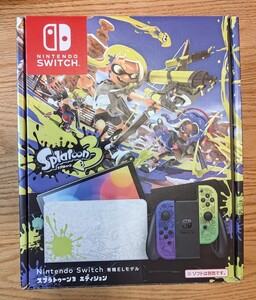 保証1年残 任天堂 有機ELモデル Nintendo Switch 本体 セット スプラトゥーン3 エディション 初期化/動作確認済