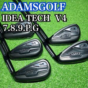D421 ADAMSGOLF IDEA TECH V4 アイアン 7.8.9.P.G 右利き 5本 匿名配送 送料無料
