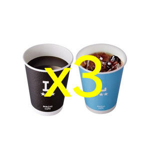 マチカフェ コーヒーS ホット/アイス x3#ゲ