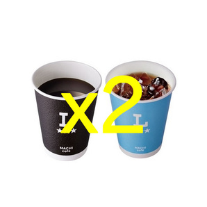 マチカフェ コーヒーS ホット/アイス x2#ゲ