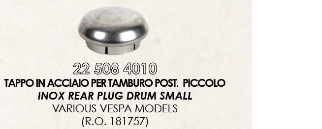 RMS 22508 4010 社外 センターキャップ(ブレーキドラム) ベスパ 