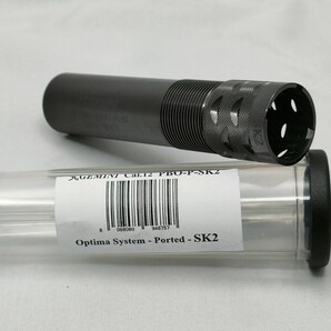 Gemini チョーク オプティマチョーク SK2 穴あきタイプ ポーテッド シリンダー ステンレス フラッシュハイダー クレー射撃 ジェミニー