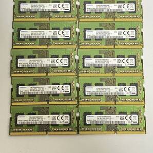 動作品 10枚セット 合計40GB SAMSUNG PC4-2666V 4GB ノートPC用メモリ DDR4