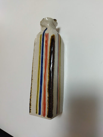  настоящее время керамика средний рисовое поле Akira . Kutani один колесо .. Kutani цветная роспись произведение искусства без коробки один колесо разница . настоящее время изобразительное искусство современный искусство Kutani традиция прикладное искусство . modern collection редкий 