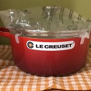ル・クルーゼ ルクルーゼ ガラス蓋鍋 両手鍋 ココットロンド 22㎝ スチーマー鍋 レッド