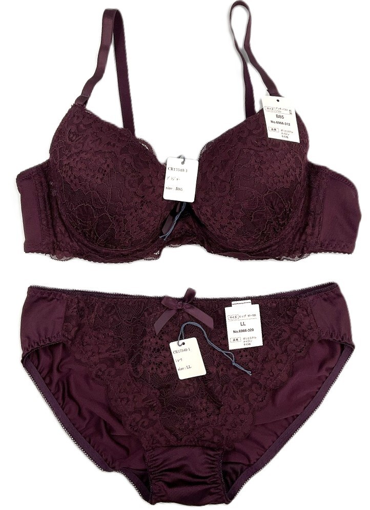 CR17540 IB⑦【特価】新品 大きい ブラショーツ B85/LL 2枚 レ