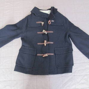 アングローバルショップ ANGLOBAL SHOP ショートダッフルコート ネイビー フリーサイズ/見た目よりゆったりコート