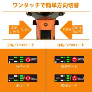 電動インパクトレンチ 21V 4.0Ah 充電式 ブラシレス 400N.m