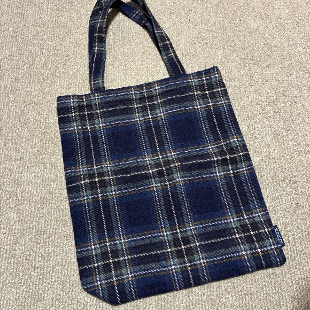 MACKINTOSH PHILOSOPHY チェック柄 ウール トートバッグ 中