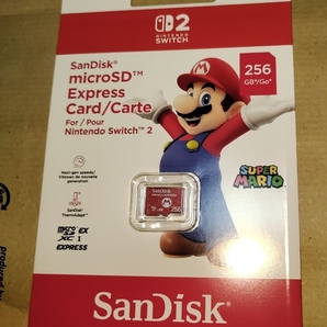 SanDisk microSD Express Card 256GB for Nintendo Switch2 新品未開封未使用。 サンディスク 任天堂ライセンス品